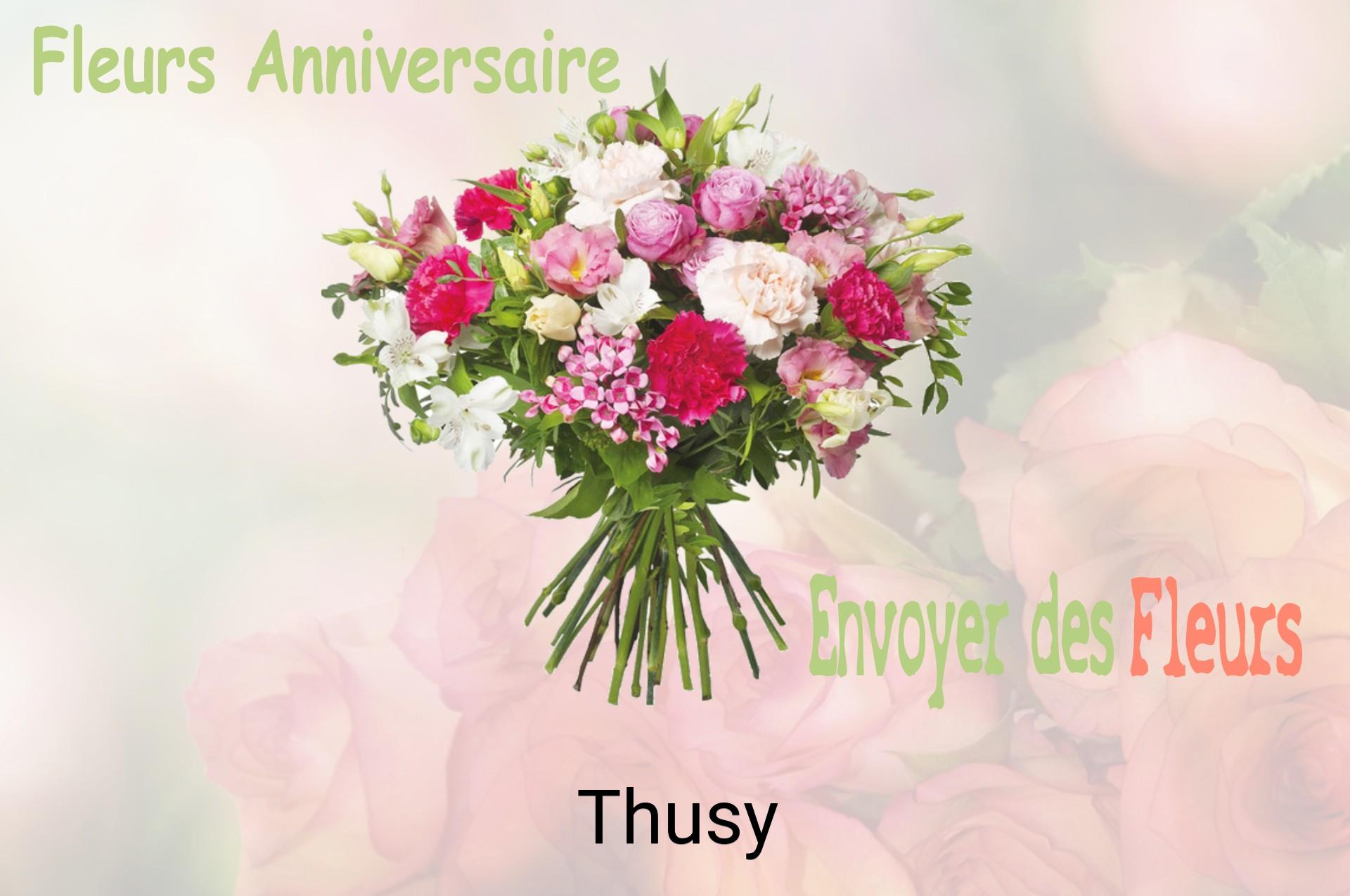 Bouquet de fleurs d’anniversaire livré à Thusy