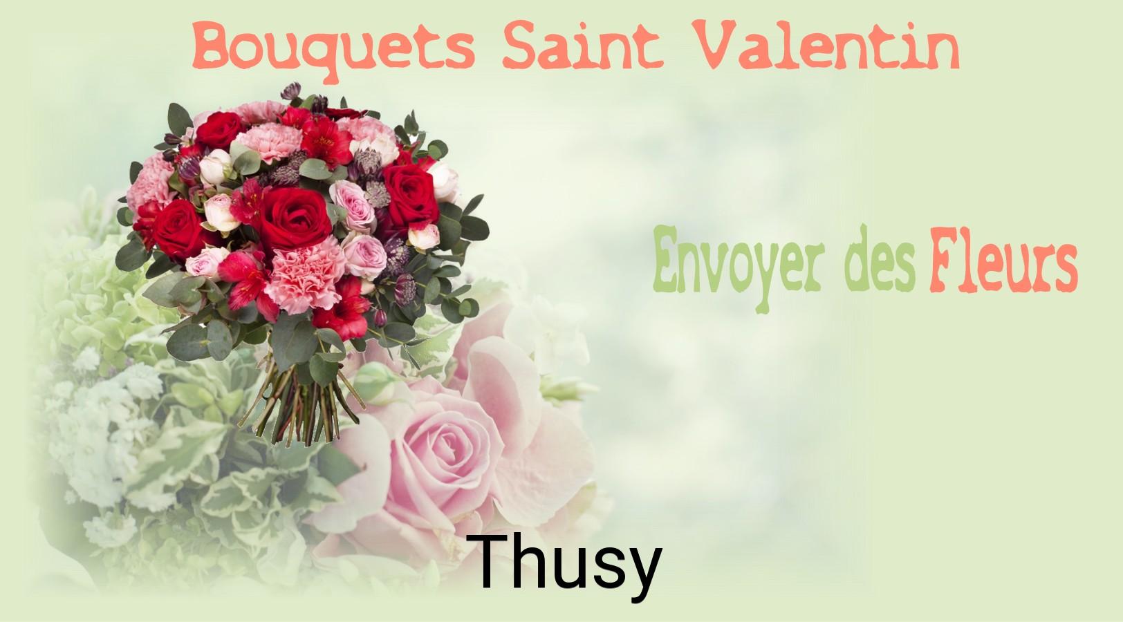 Roses de Saint-Valentin livrées à Thusy